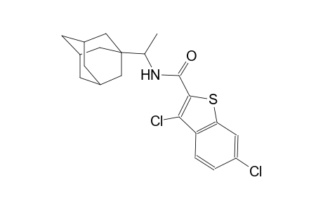N-[1-(1-adamantyl)ethyl]-3,6-dichloro-1-benzothiophene-2-carboxamide