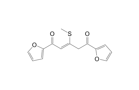 (Z)-1,5-bis(2-furanyl)-3-(methylthio)-2-pentene-1,5-dione