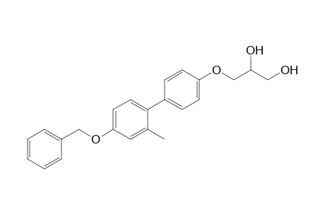 3-(4'-Benzyloxy-2'-methylbiphenyl-4-yloxy)propane-1,2-diol