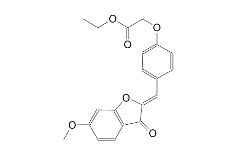 acetic acid, [4-[(Z)-(6-methoxy-3-oxo-2(3H)-benzofuranylidene)methyl]phenoxy]-, ethyl ester