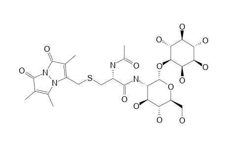 MYCOTHIOL-BIMANE-(1-D-MYO-INOSITYL-2-DEOXY-2-(N-ACETAMIDO-L-CYSTEINAMIDO)-ALPHA-D-GLUCOPYRANOSIDE