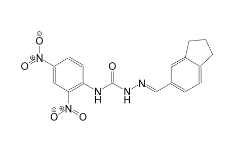 5-indanecarbaldehyde N-(2,4-dinitrophenyl)semicarbazone