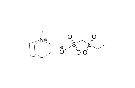 N-methylquinuclidinium-1-(ethanesulfonyl)ethanesulfonate