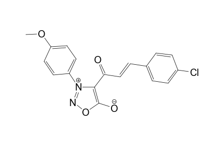 3-(4-Chlorophenyl)-1-[3-(4-methoxyphenyl)sydnon-4-yl]prop-2-en-1-one