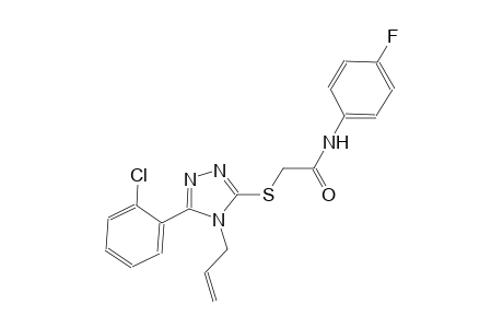 2-{[4-allyl-5-(2-chlorophenyl)-4H-1,2,4-triazol-3-yl]sulfanyl}-N-(4-fluorophenyl)acetamide