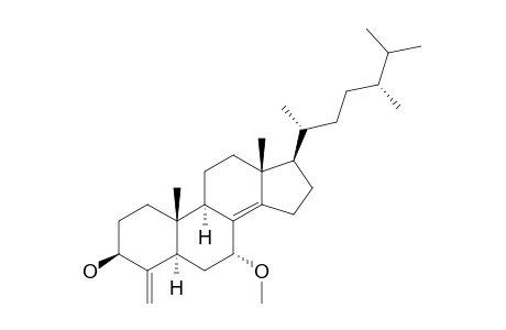 (3S,5R,7R,9R,10S,13R,17R)-17-[(2R,5R)-5,6-dimethylheptan-2-yl]-7-methoxy-10,13-dimethyl-4-methylidene-1,2,3,5,6,7,9,11,12,15,16,17-dodecahydrocyclopenta[a]phenanthren-3-ol
