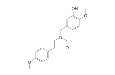 N-(3-Hydroxy-4-methoxy-benzyl)-N-[2-(4-methoxy-phenyl)-ethyl]-formamide