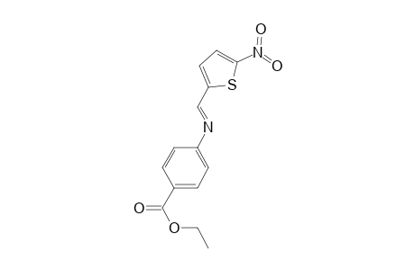 Ethyl 4-([(E)-(5-nitro-2-thienyl)methylidene]amino)benzoate