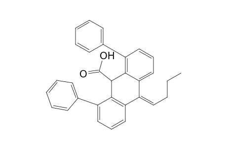 10-Butylidene-9,10-dihydro-1,8-diphenyl-9-anthracenecarboxylic acid