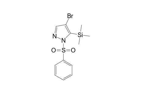 (4-bromo-2-phenylsulfonylpyrazol-3-yl)-trimethylsilane