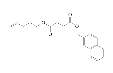 Succinic acid, naphth-2-ylmethyl pent-4-en-1-yl ester