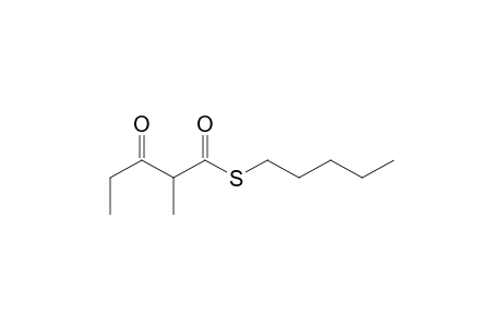 Racemic 2-methyl-3-oxovaleric acid pentyl thioester