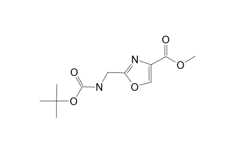 METHYL-2-[(TERT.-BUTOXYCARBONYLAMINO)-METHYL]-OXAZOLE-4-CARBOXYLATE