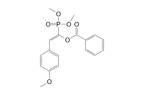 E-1-BENZOYLOXY-1-DIMETHYLPHOSPHONYL-2-(4-METHOXYPHENYL)-ETHENE