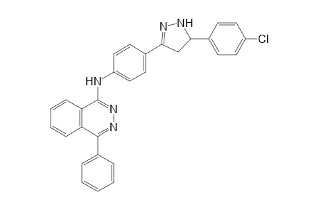 (R,S)-N-{4-[3-(4-Chlorophenyl)-4,5-dihydro-1H-pyrazol-5-yl]phenyl}-4-phenylphthalazin-1-amine