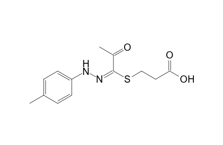 3-{[1'-(p-Methylphenylhydrazono)-2'-oxopropan-1'-yl]mercapto}-propanoic acid