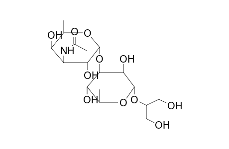 3-ACETAMIDO-3-DEOXY-ALPHA-D-FUCOPYRANOSYL-(1->3)-ALPHA-L-RHAMNOPYRANOSYL-(1->2)-GLYCEROL
