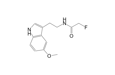 acetamide, 2-fluoro-N-[2-(5-methoxy-1H-indol-3-yl)ethyl]-