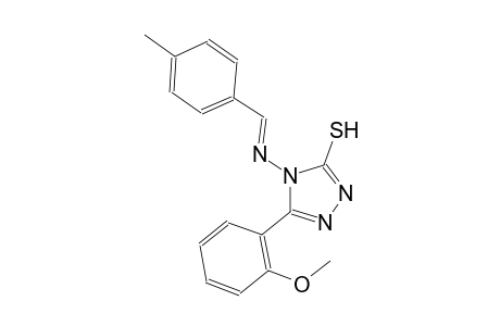 5-(2-methoxyphenyl)-4-{[(E)-(4-methylphenyl)methylidene]amino}-4H-1,2,4-triazole-3-thiol