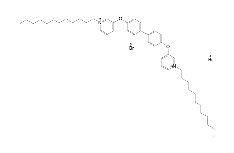 3,3'-[biphenyl-4,4'-diylbis(oxy)]bis(1-dodecylpyridinium) dibromide