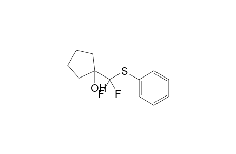 1-(Difluoro(phenylsulfanyl)methyl)cyclopentanol