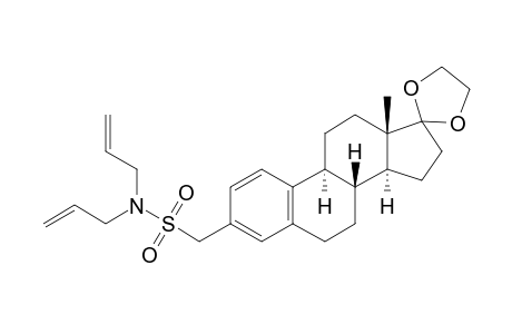 N,N-Diallyl-17,17-(ethylenedioxy)-estra-1,3,5(10)-triene-3-methanesulfonamide
