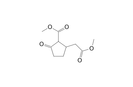 2-(2-Methoxy-2-oxoethyl)-5-oxo-1-cyclopentanecarboxylic acid methyl ester