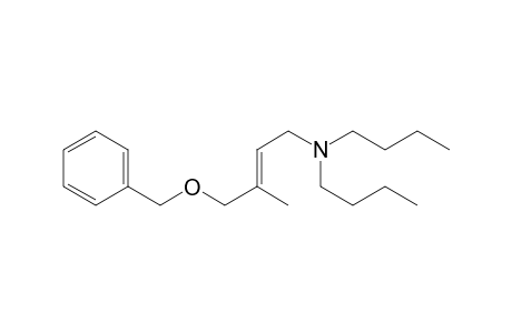 (E)-4-benzyloxy-N,N-dibutyl-3-methyl-but-2-en-1-amine