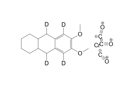 Chromium 5,8,9,10-tetradeuterio-6,7-dimethoxy-1,2,3,4,4a,9,9a,10-octahydroanthracene tricarbonyl