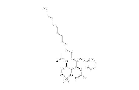 (1'S,2'R/S,4R,5R)-4-(1-Acetoxy-2-phenylselenylpentadecanyl)-5-acetoxy-2,2-dimethyl[1,3]dioxane