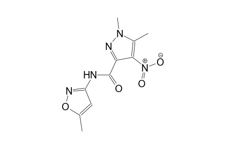 1,5-dimethyl-N-(5-methyl-3-isoxazolyl)-4-nitro-1H-pyrazole-3-carboxamide