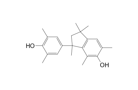 3-(3,5-dimethyl-4-oxidanyl-phenyl)-1,1,3,4,6-pentamethyl-2H-inden-5-ol