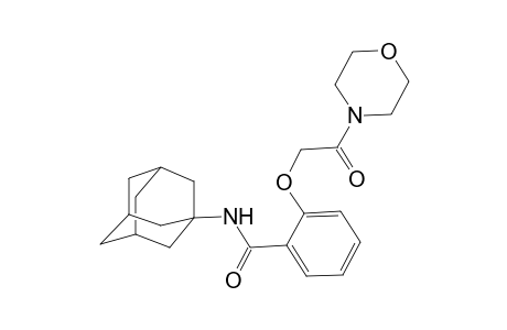 Benzamide, 2-[2-(4-morpholinyl)-2-oxoethoxy]-N-tricyclo[3.3.1.1(3,7)]dec-1-yl-