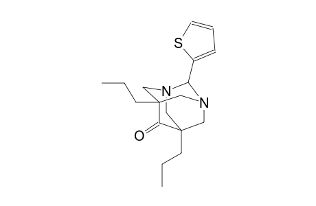 5,7-dipropyl-2-(2-thienyl)-1,3-diazatricyclo[3.3.1.1~3,7~]decan-6-one