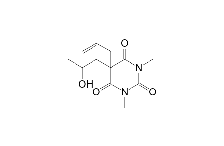 5-allyl-1,3-dimethyl-5-(2-hydroxypropyl)barbituric acid