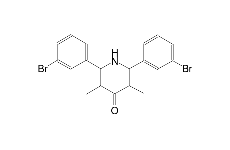 2,6-bis(3-bromophenyl)-3,5-dimethyl-4-piperidinone
