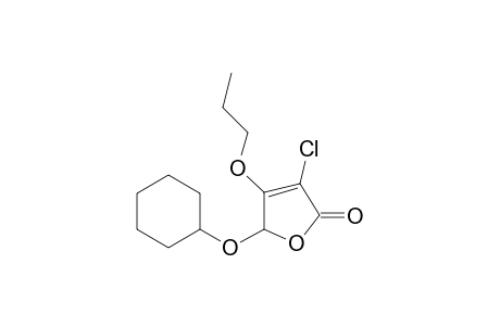 3-Chloro-5-cyclohexyloxy-4-propoxyfuran-2(5H)-one
