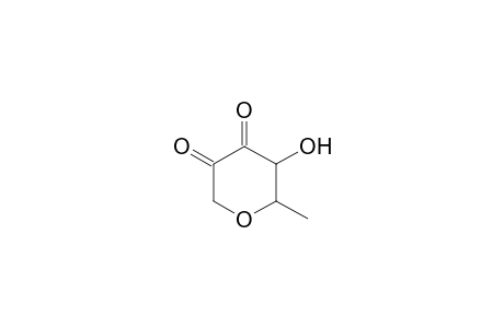 5-hydroxy-6-methyl-tetrahydropyran-3,4-dione