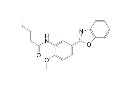 N-[5-(1,3-benzoxazol-2-yl)-2-methoxyphenyl]pentanamide