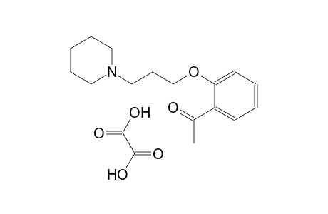 1-{2-[3-(1-piperidinyl)propoxy]phenyl}ethanone oxalate