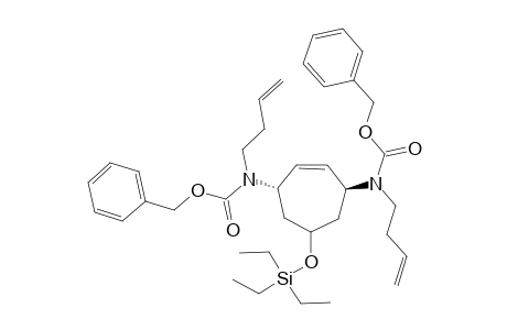 [(1S,4S)-4-(Benzyloxycarbonyl-but-3-enyl-amino)-6-tert-butylsilanyloxy-cyclohept-2-enyl]-but-3-enyl-carbamic acid benzyl ester