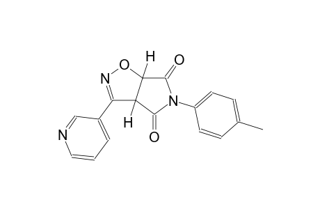 (3aR,6aS)-5-(4-methylphenyl)-3-(3-pyridinyl)-3aH-pyrrolo[3,4-d]isoxazole-4,6(5H,6aH)-dione