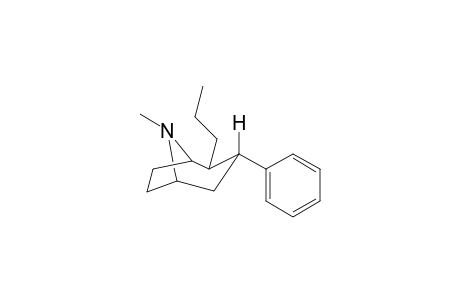 (1R,5S)-3-.alpha.-Phenyl-2-.beta.n-propyltropane