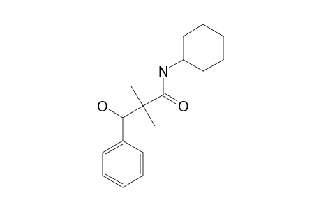 N-CYCLOHEXYL-2,2-DIMETHYL-3-HYDROXY-3-PHENYLPROPANAMIDE