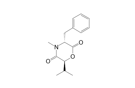 BASSIATIN;(3S,6R)-4-METHYL-6-(1-METHYLETHYL)-3-PHENYLMETHYL-1,4-PERHYDROOXAZINE-2,5-DIONE