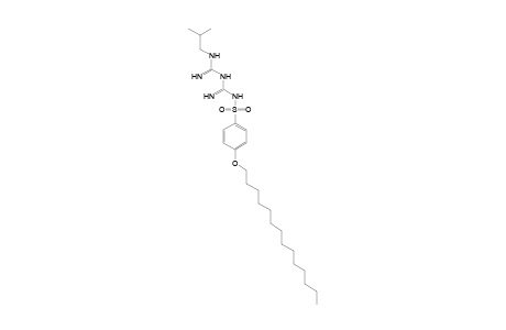 1-ISOBUTYL-5-{[p-(TETRADECYLOXY)PHENYL]SULFONYL}BIGUANIDE