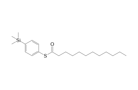 Dodecanethioic acid S-(4-trimethylsilylphenyl) ester
