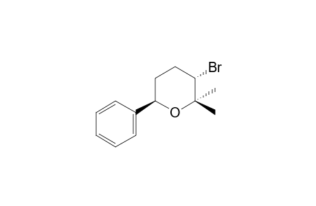 (3S,6R)-3-bromo-2,2-dimethyl-6-phenyloxane