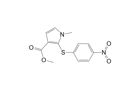 Methyl 1-methyl-2-(4'-nitrophenylthio)-3-pyrrolecarboxylate