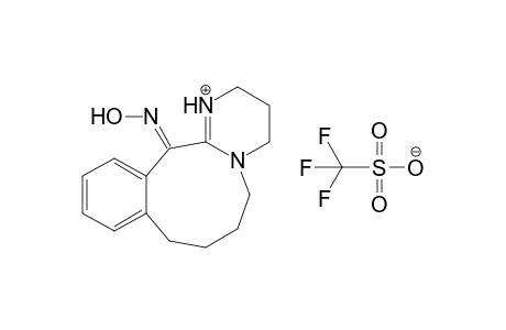 13-[(E)-Hydroxyimino]-2,3,4,5,6,7,8,13-octahydro-4a-aza-1-azoniadibenzo[a,d]cyclononene trifluoromethanesulfonate